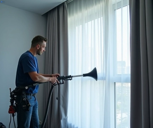 Professional drapes cleaning process tools Matty Curtain Cleaning mount-crosby