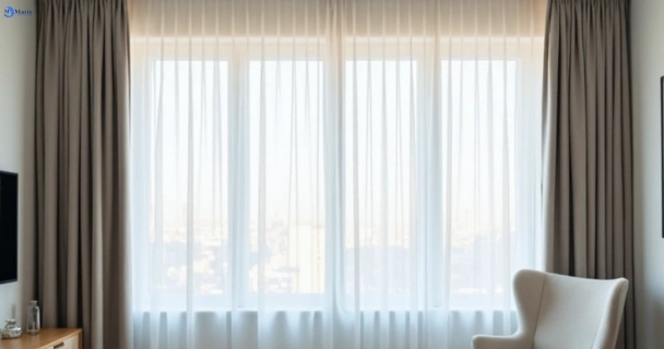 Restored vibrant drapes in mount-crosby QLD after Matty Curtain Cleaning